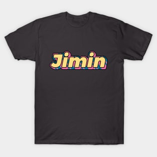 BTS Bangtan Park Jimin 90s name text army | Morcaworks T-Shirt